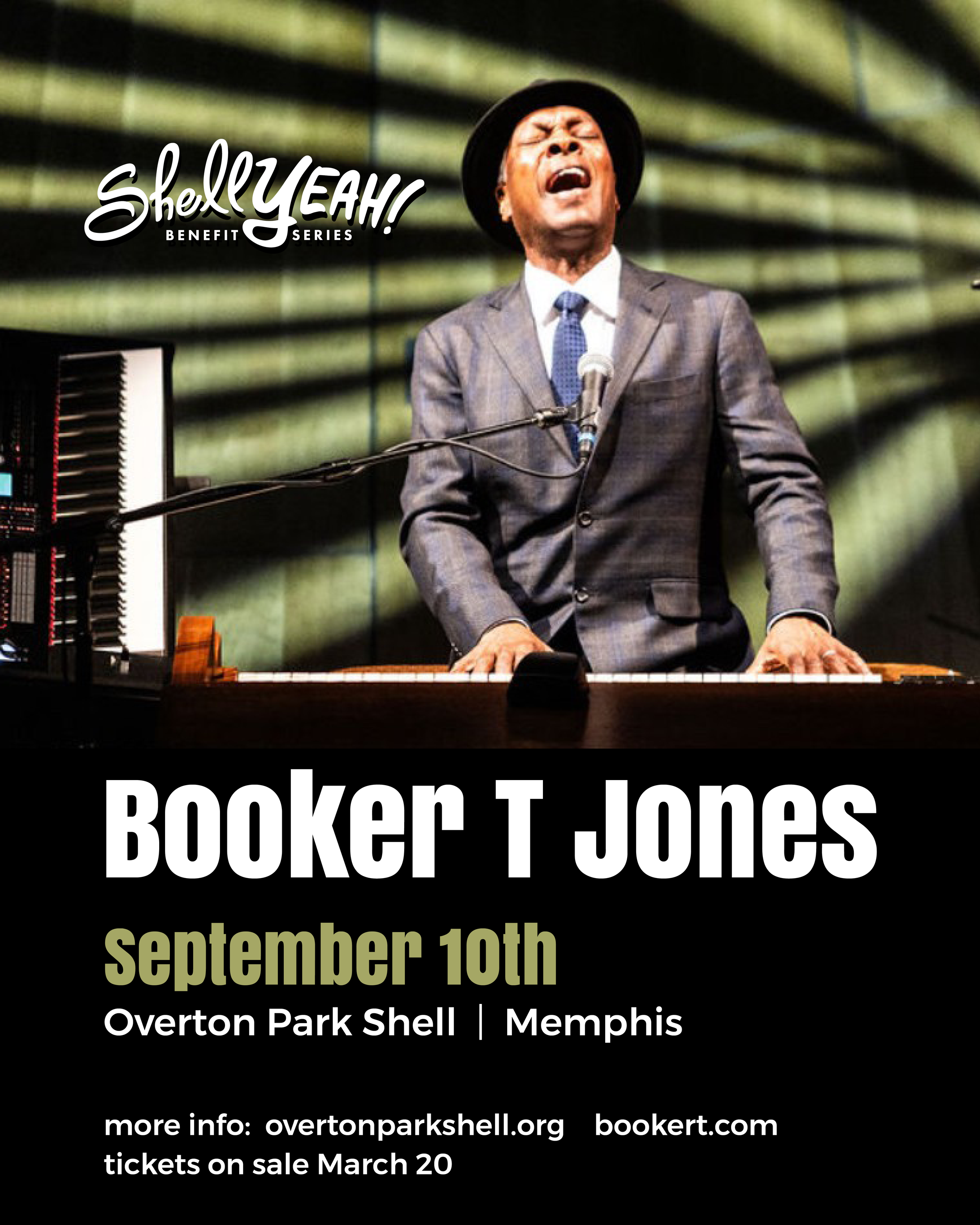 Shell Yeah! Benefit Series Presents Booker T. Jones