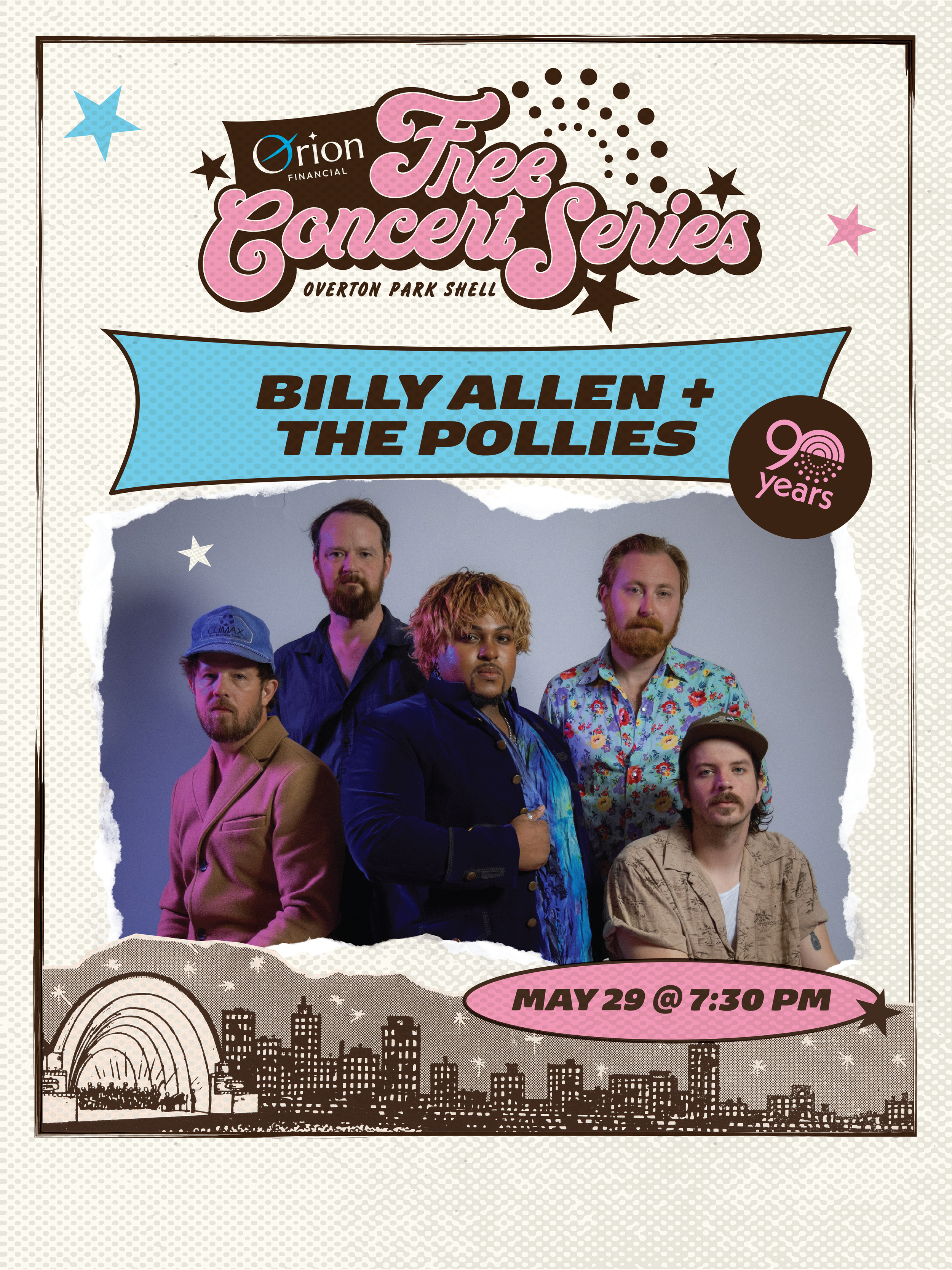 Orion Financial Free Concert Series: Billy Allen & The Pollies