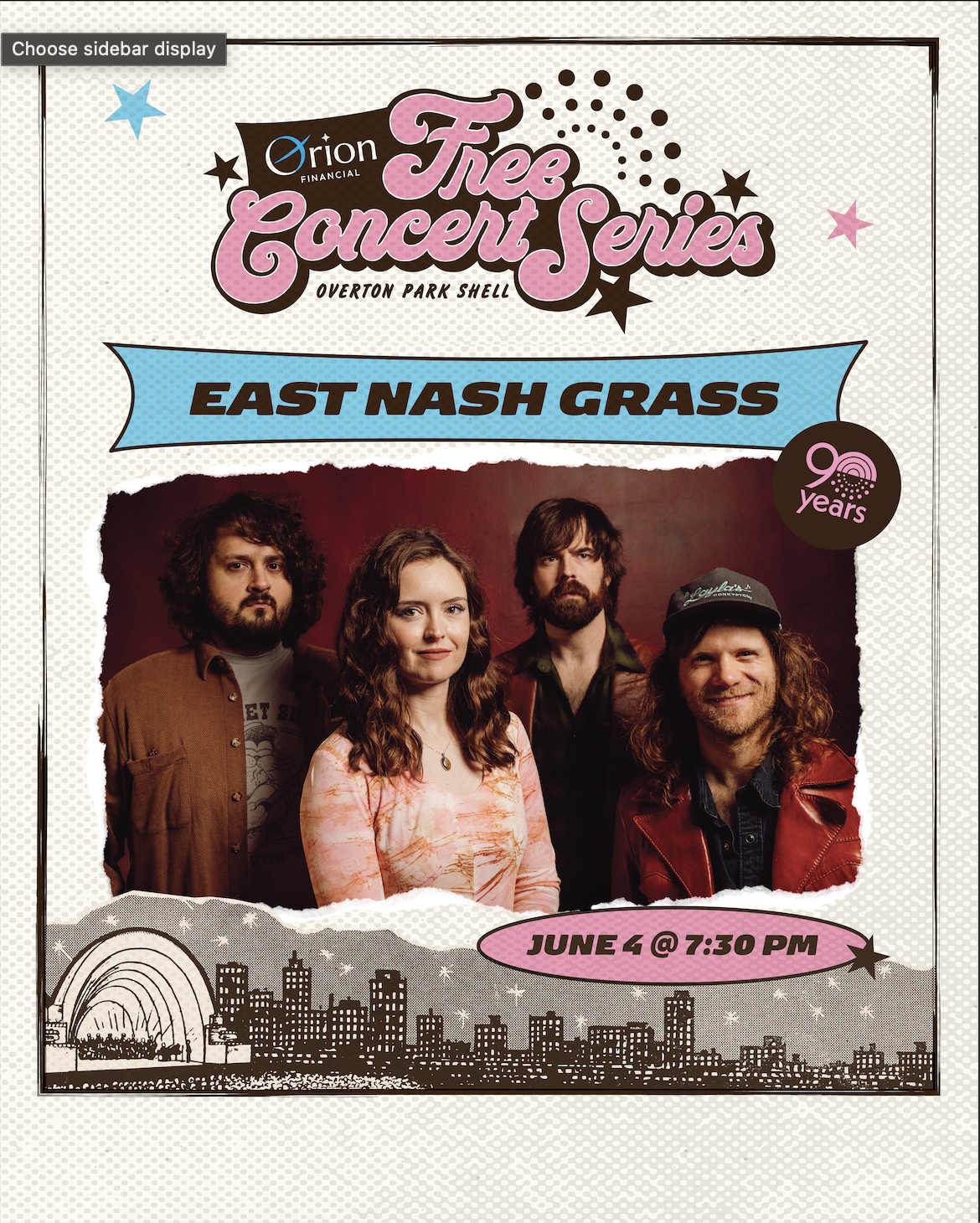 Orion Financial Free Concert Series: East Nash Grass