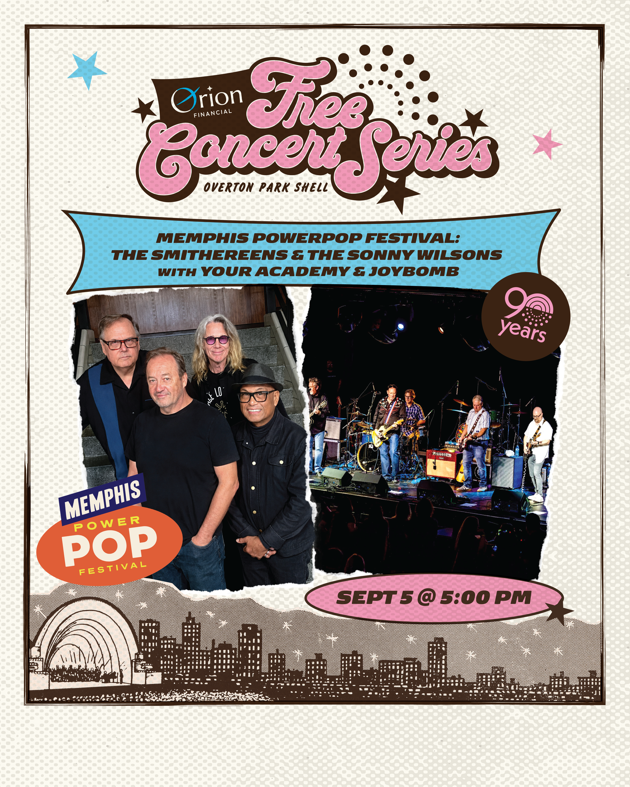 Orion Financial Free Concert Series: Memphis PowerPop Festival