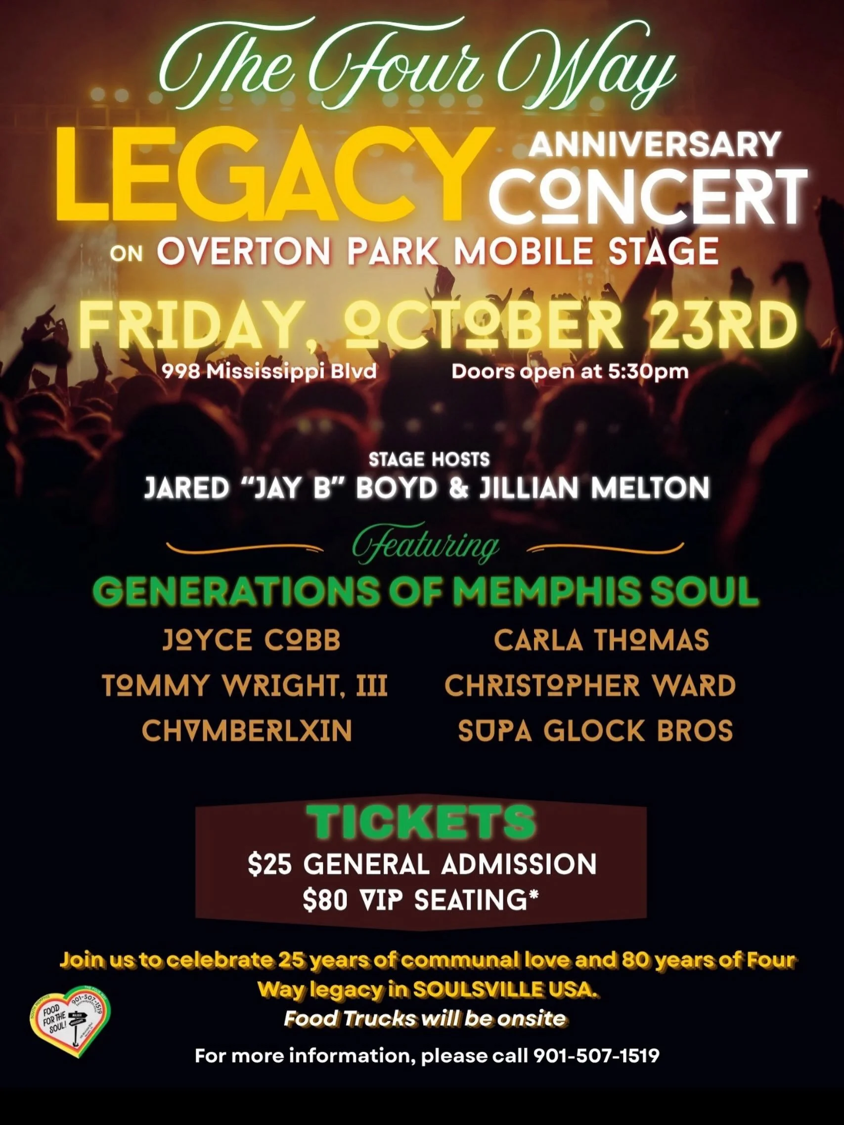 Shell on Wheels: The Four Way Restaurant Legacy Concert
