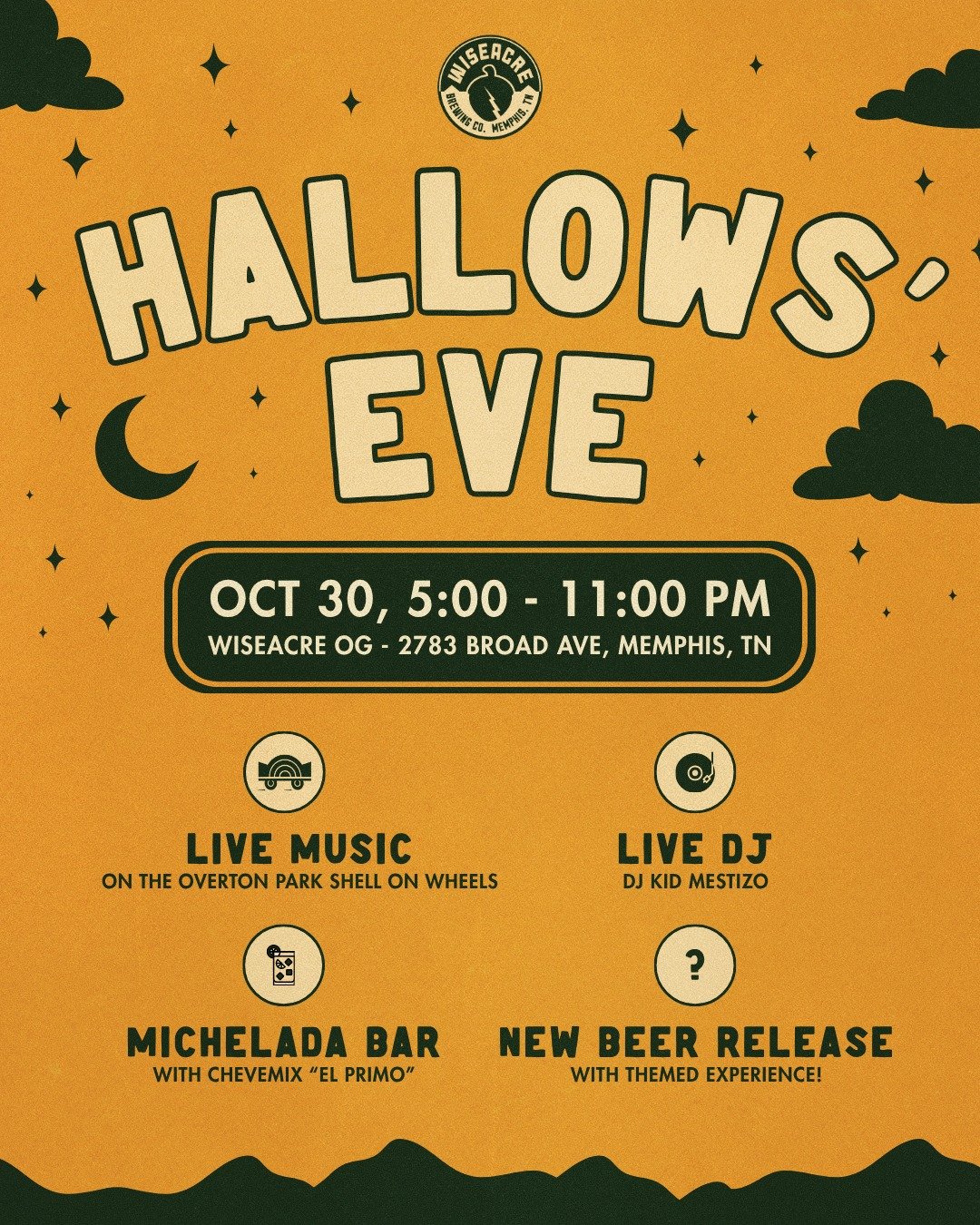 Shell on Wheels: Hallow's Eve at Wiseacre OG