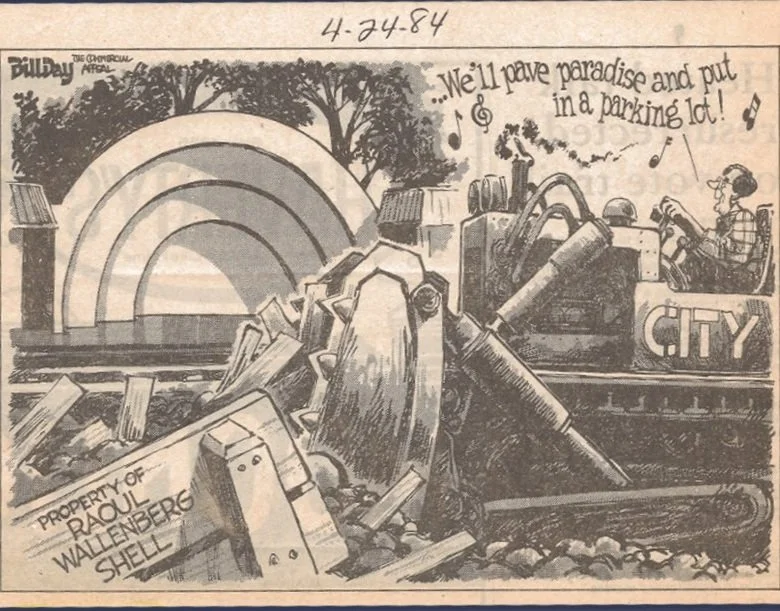 Shell Former Cartoon Our Story — Overton Park Shell