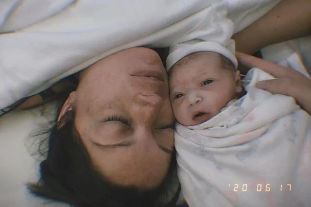 On 6.17.20 our little GIRL!?!?!? &ldquo;Ralphie Jean Hanna&rdquo; was delivered at 4:31pm (6lbs 7oz and 21&rdquo;) we are all happy, healthy and home safe and sound. #ralphiejean #thankgodshelookslikemom