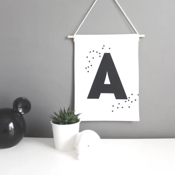Gorgeous personalised wall hangings by clever mama Carol from ByeByeBirdie - actually love her entire range of babywear and gifts. 