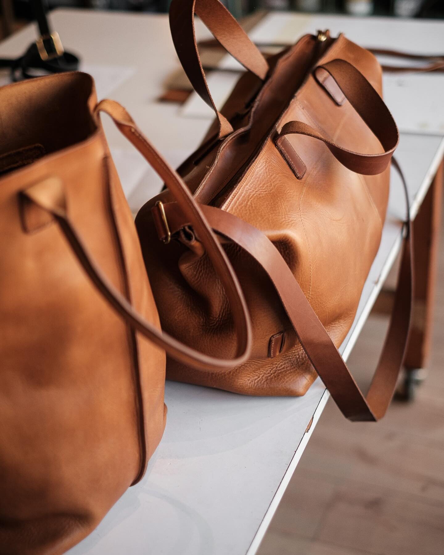 To make our bags and sandals we use traditional European shoemaking techniques. Handed down to us through generations of sandal makers in France, a family of French sandal makers that moved to Provincetown (MA) before WW2 and finally trough our belov