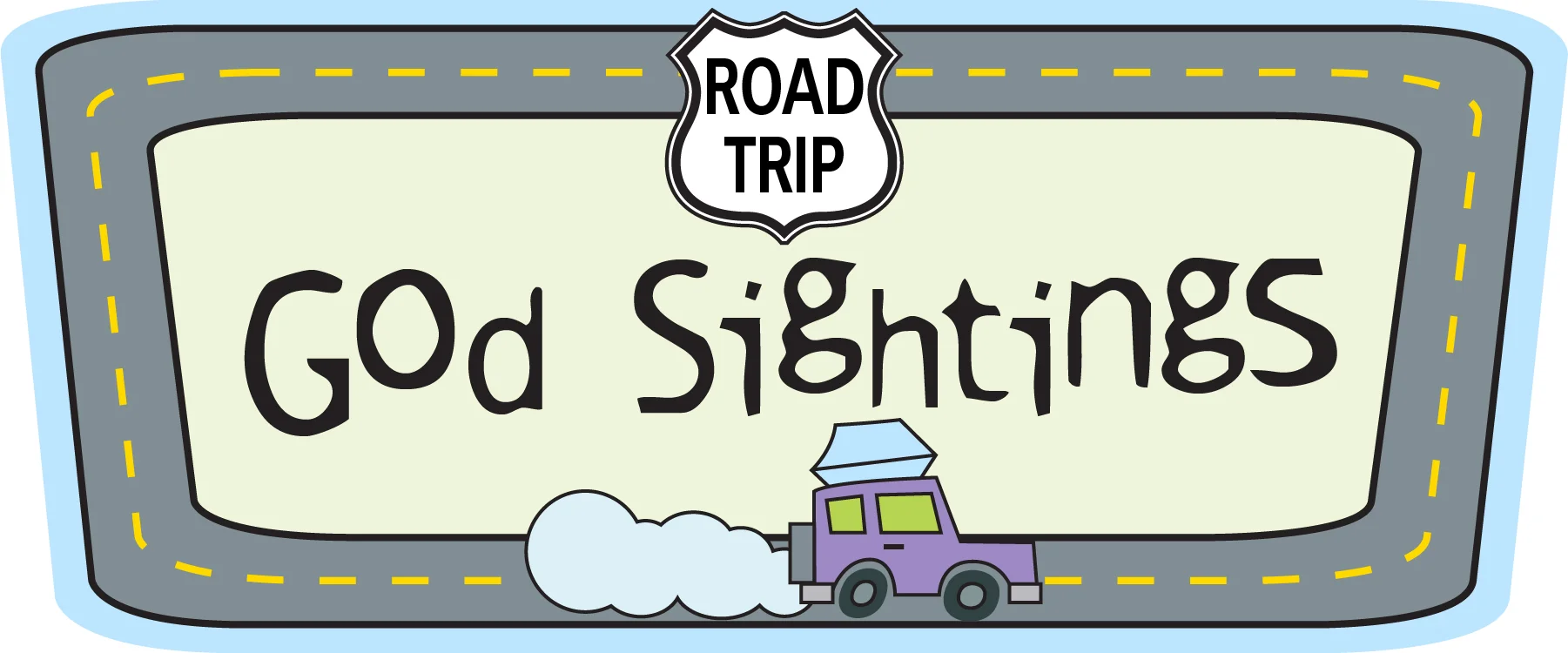 God sightings are a great way for families to have faith conversations- and they are fun for kids! As you hit the road this summer driving around town or on a road trip, give your family a fun way to watch for God on the road. Print out this page that includes some fun ways to watch for God. At the end of the day, you can all talk about different “God sightings”.