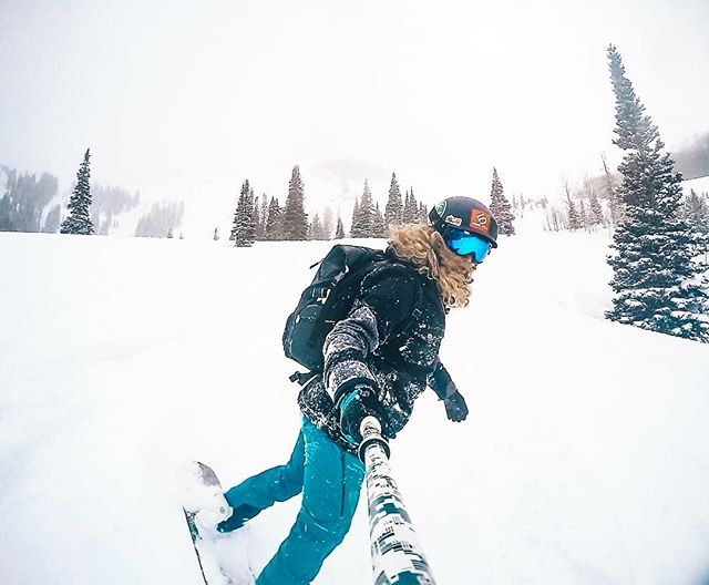 I’ve been waiting for this day all season. It’s been a bad winter here in Utah..which means we’ve had no snow. This weekend the storm blew in more than 14 inches of powder which we threw ourselves through for the entire day on Sunda