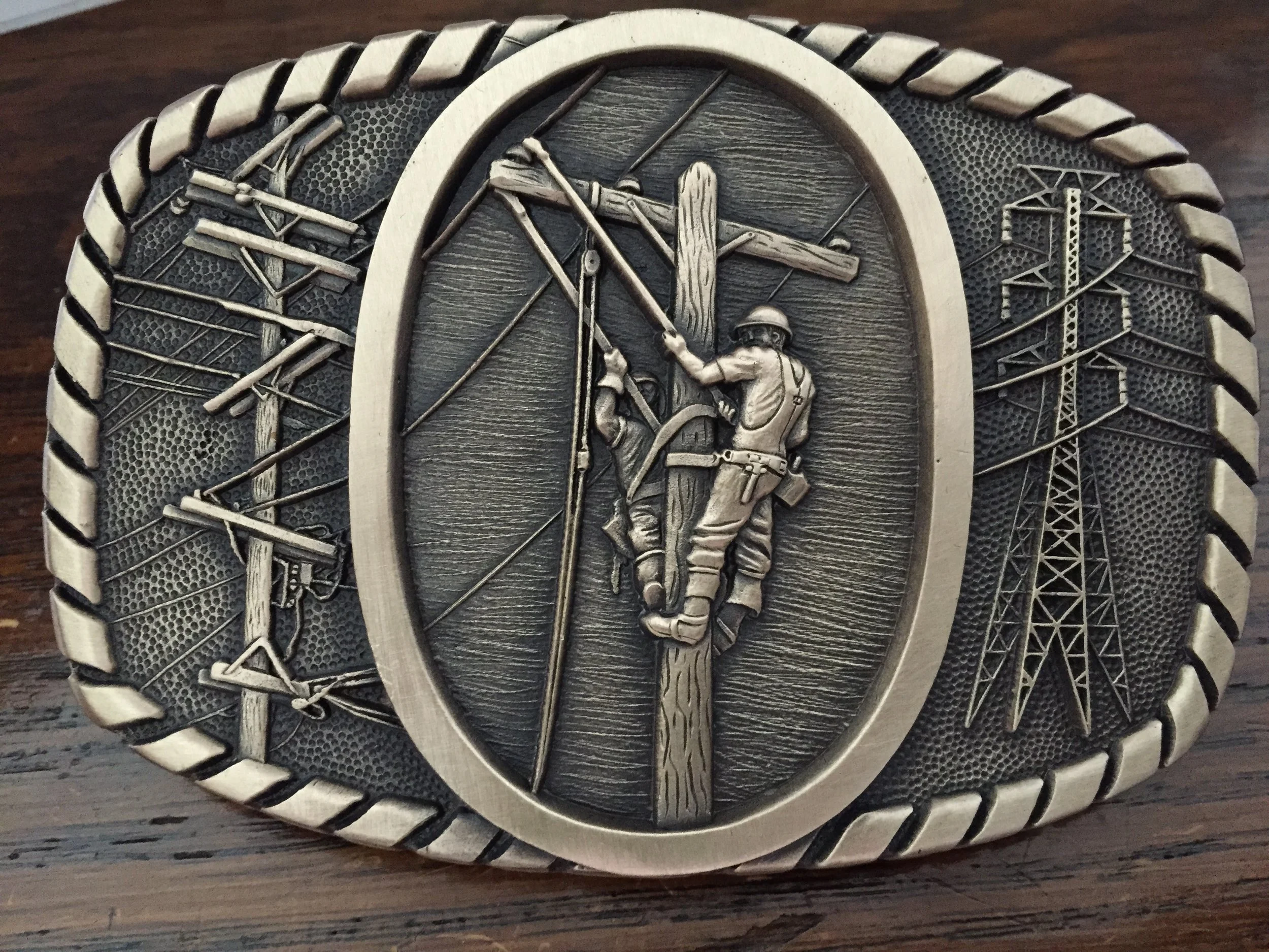 Lineman 2 Belt Buckle — LINE LIFE SUPPLY CO.