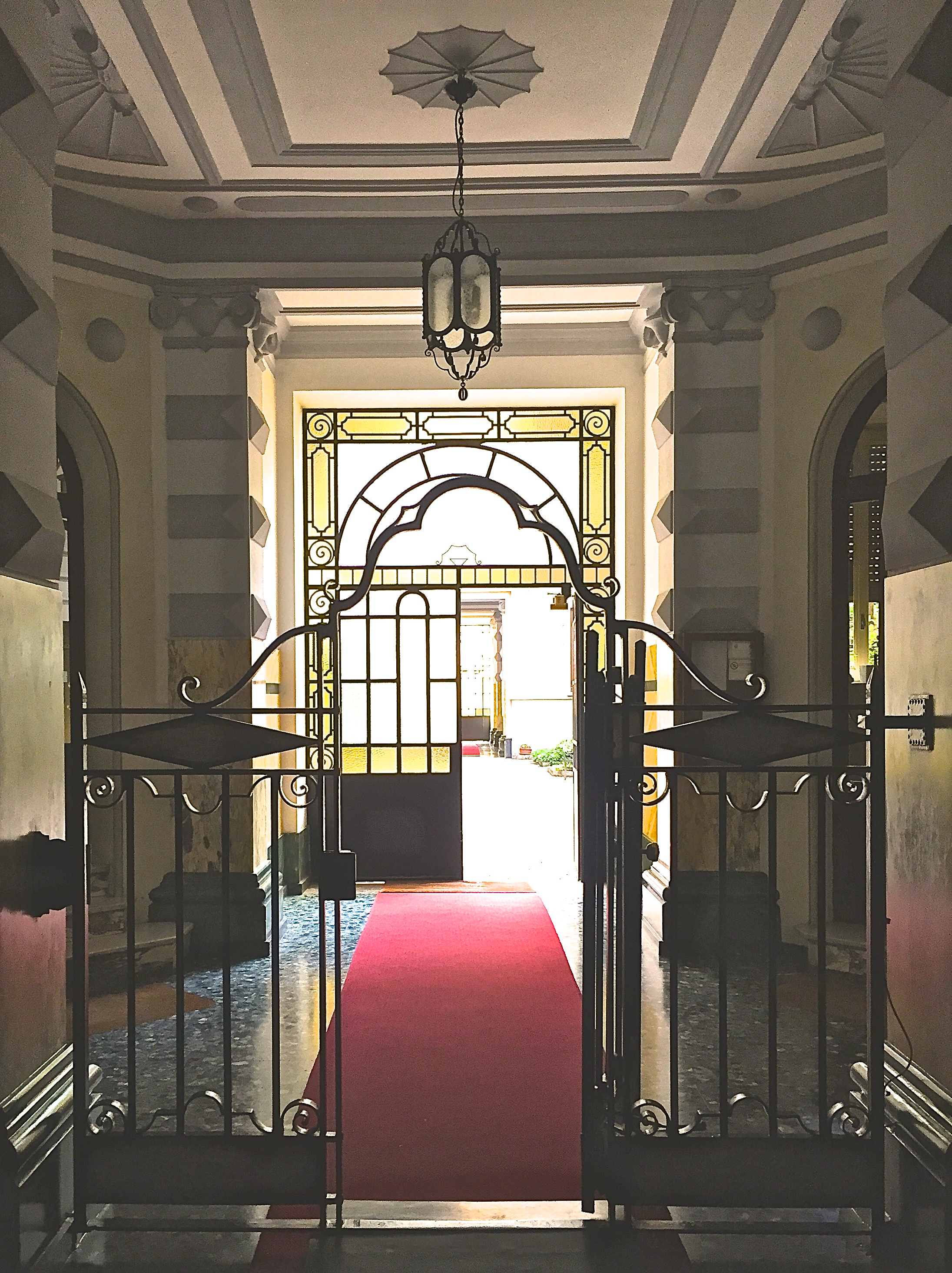 I just realized that there is a red carpet rolled out. I literally have a red carpet welcome every time I come home.