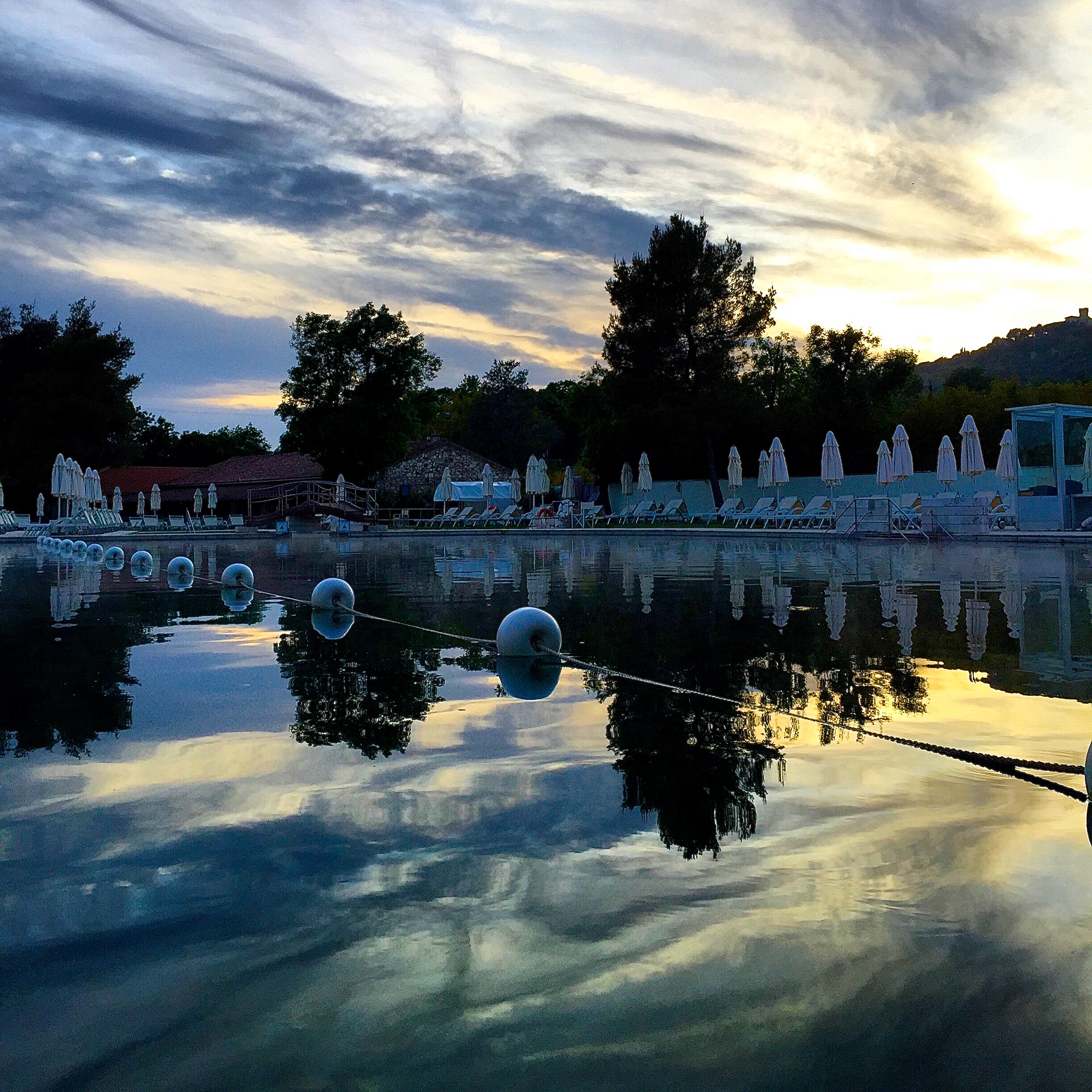 The golden hour in Saturnia. 