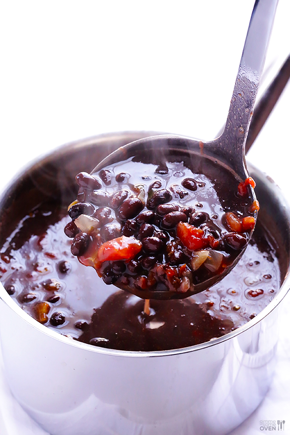 http://www.gimmesomeoven.com/5-ingredient-black-bean-soup/