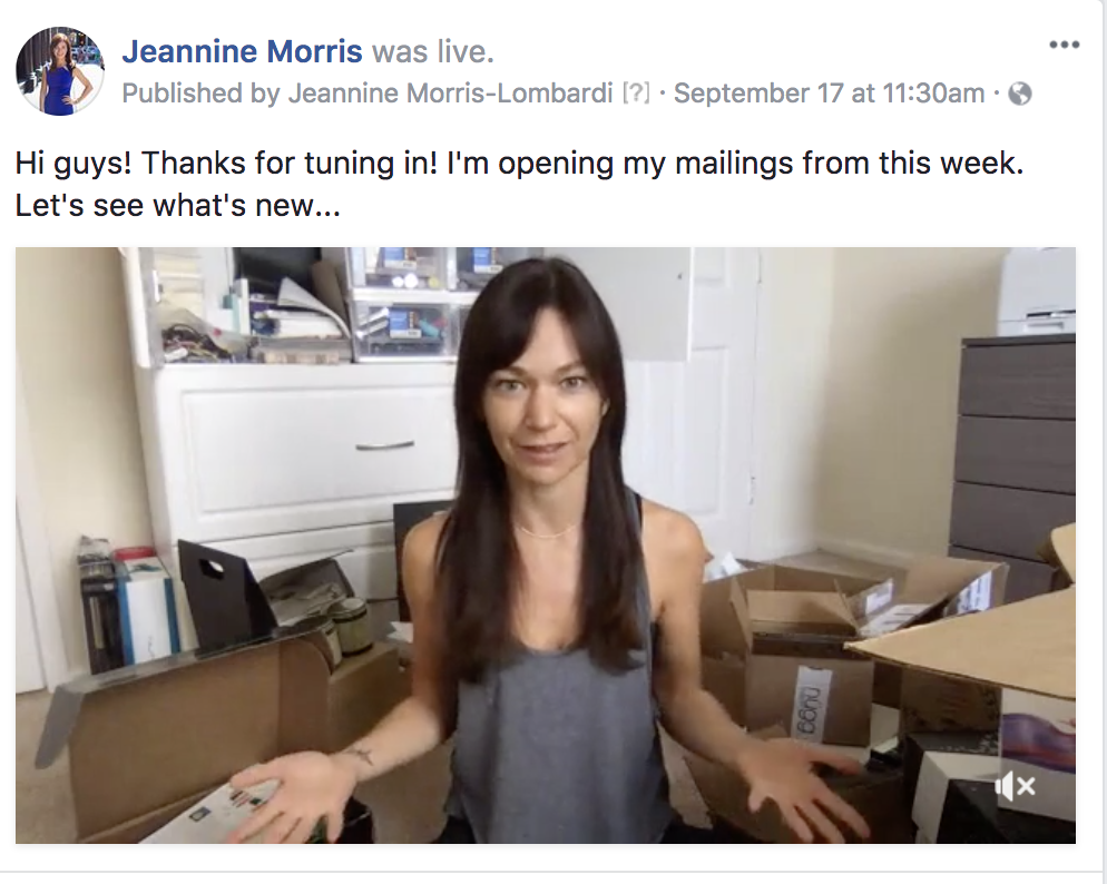 Catch Me On Facebook Live for the Behind the Scenes Scoop