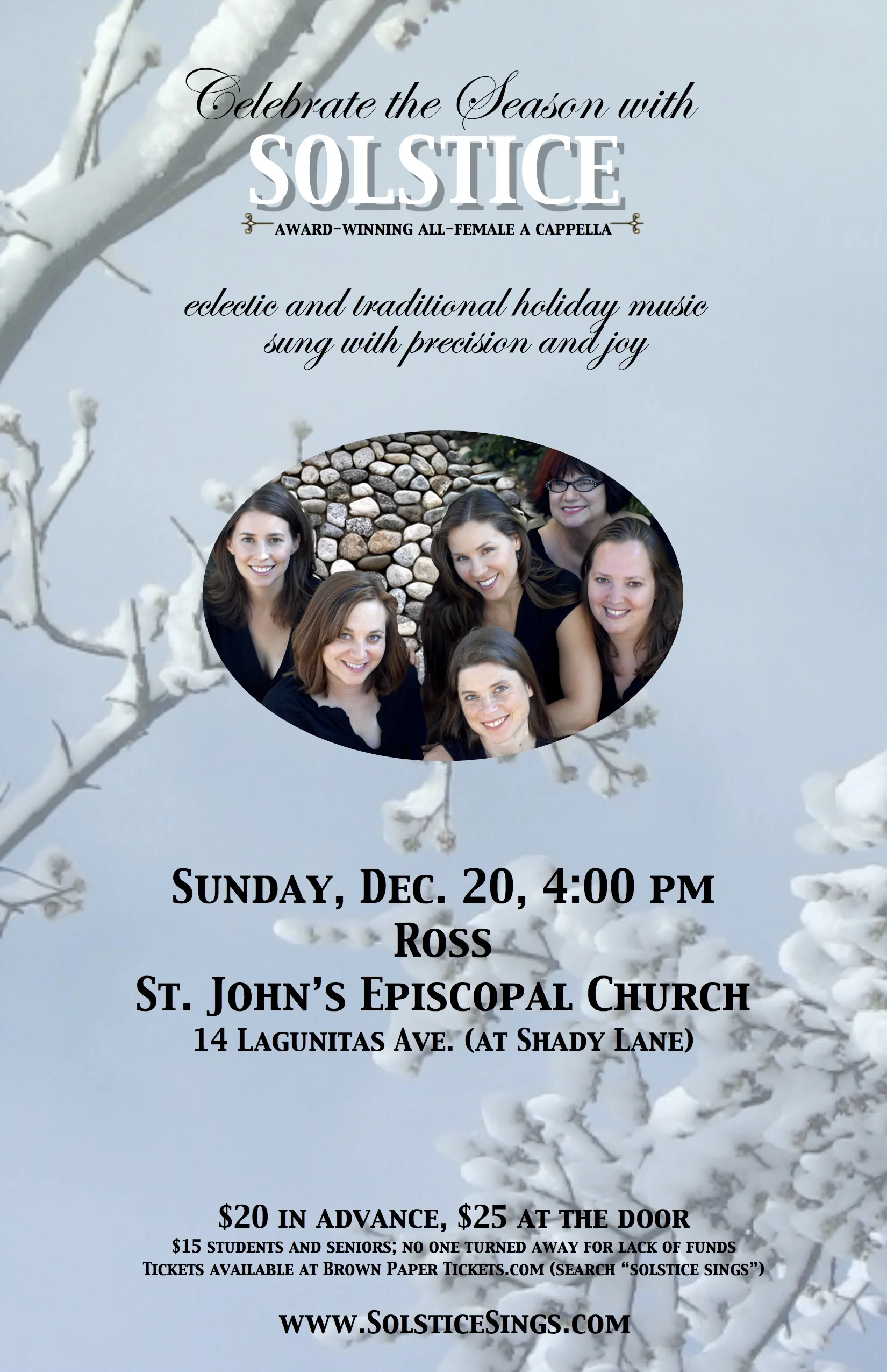 Solstice Sings for the Holidays in Ross