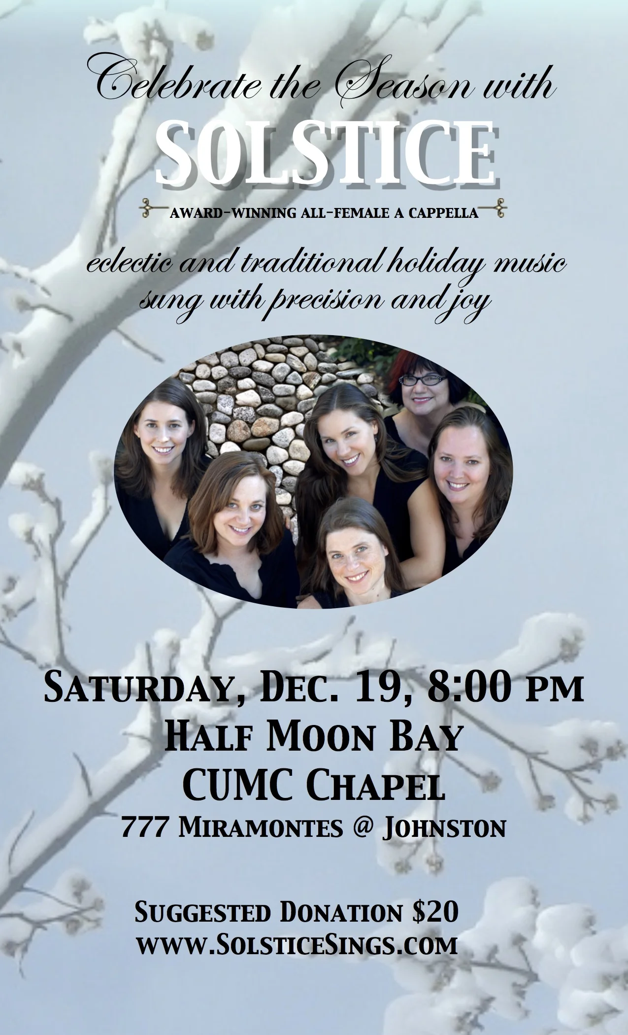 Solstice Sings for the Holidays in Half Moon Bay