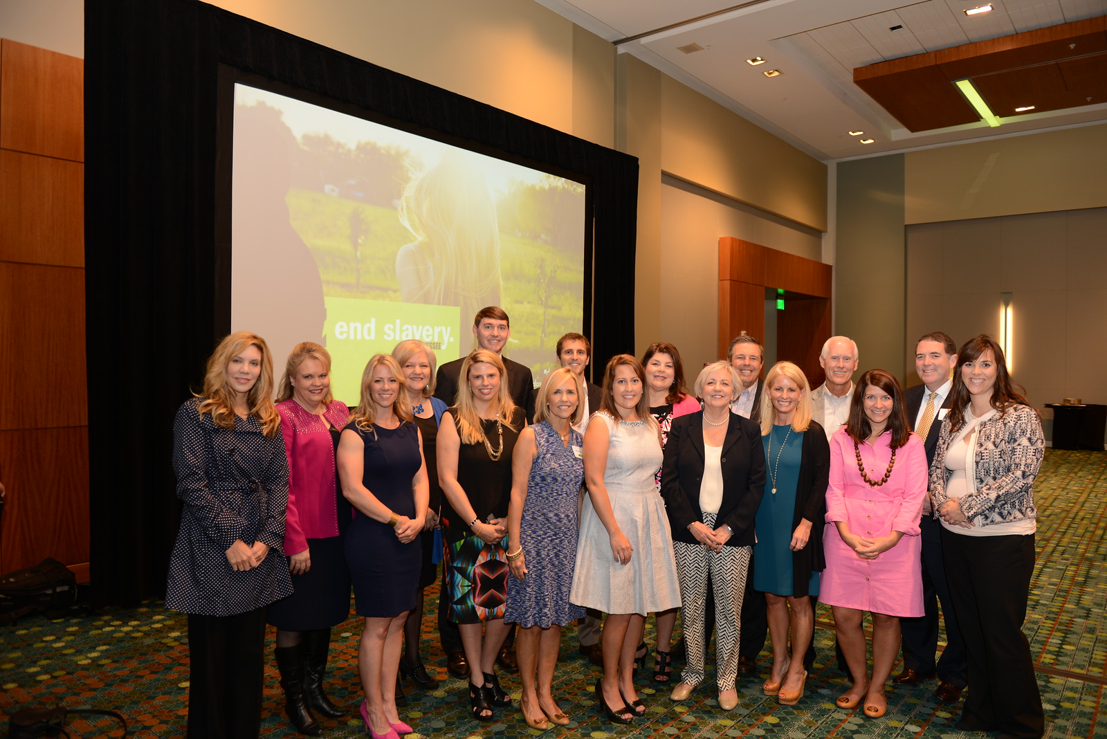 (Back row from left to right) Alison Krauss, Beth Wright, Derri Smith, Nick Pilkington, Lee Tabor, Julie Hunt Hudson, Kye Hudson, Mark Edwards, Bill Decker. (Front row from left to right) Brandi Binkley, Whitney Akin, Marilyn Jones, Christy Pennington, Susie Higginbotham, Mary Trapnell, Callen Martin, Emily Lamb