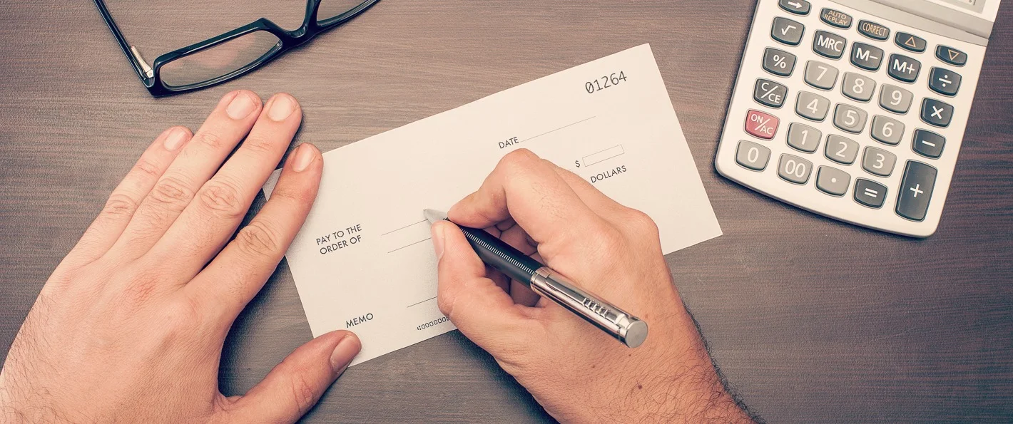 It's Not Easy to Write a Check