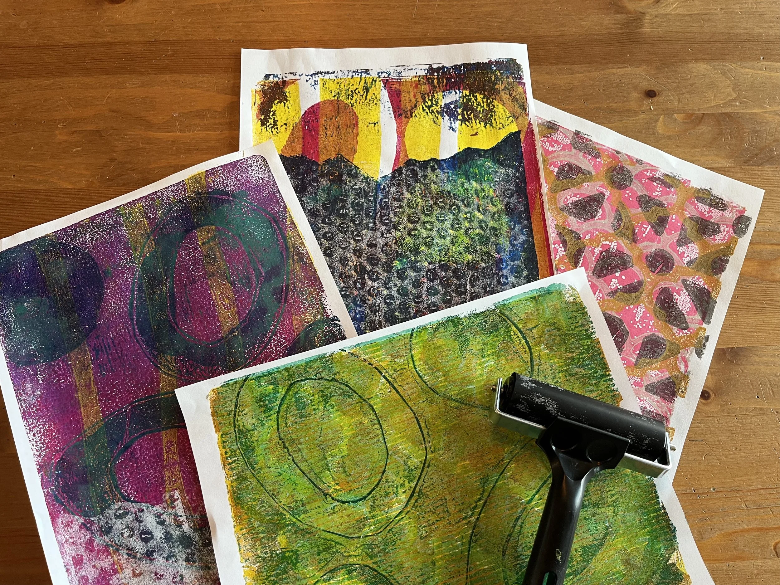 Printmaking - Gel Plate Textures