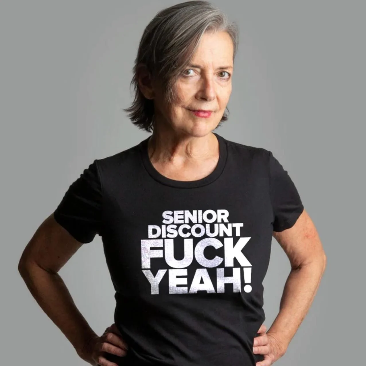 While I hate the term &ldquo;senior&rdquo; &mdash; I love a discount.

Now more than ever.

Don&rsquo;t cringe when you ask us &ldquo;Are you a senior?&rdquo;

Don&rsquo;t apologize.

Just give us that effin discount.

And. While you&rsquo;re at it.
