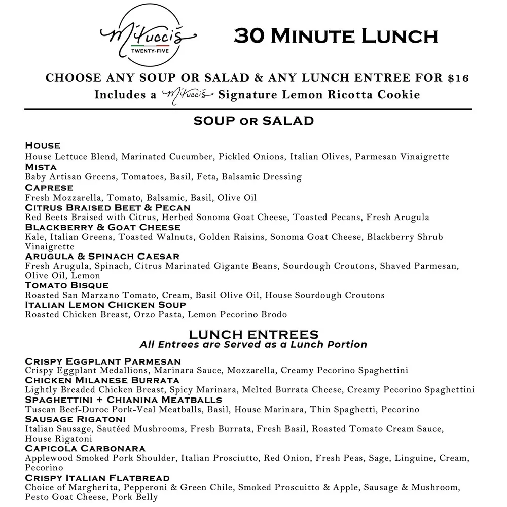 Twentyfive Lunch M tucci s Restaurants twentyfive-lunch-m-tucci-s-restaurants