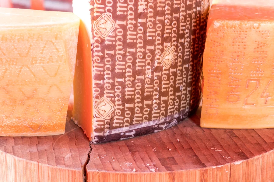 Grana Padano, Pecorino Romano and Parmigiana - Reggiano