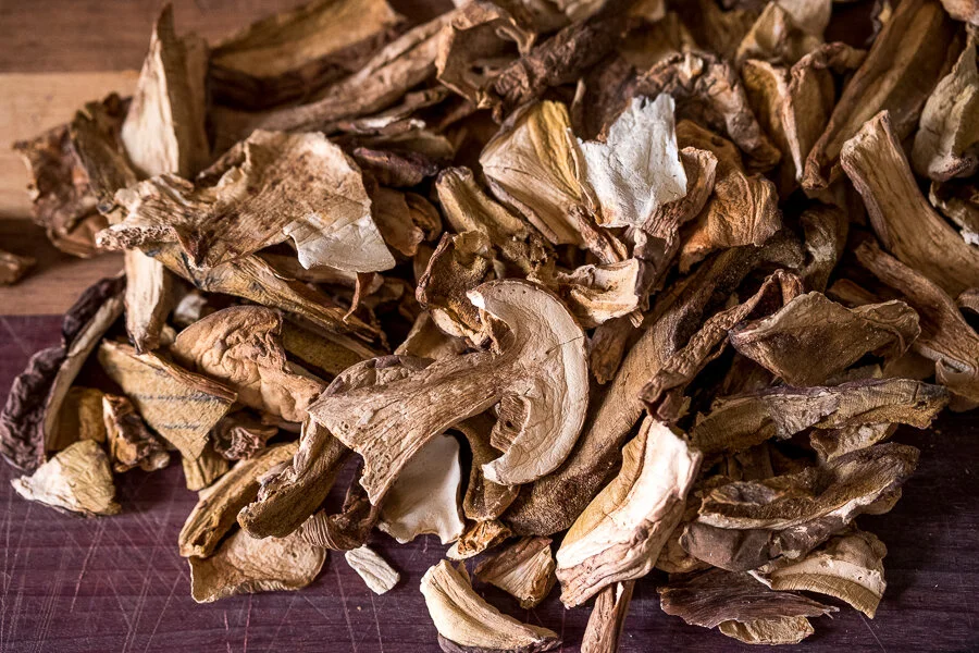 Dried porcini