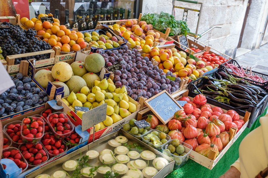 Vegetables, Fruit &amp; Artichoke Hearts