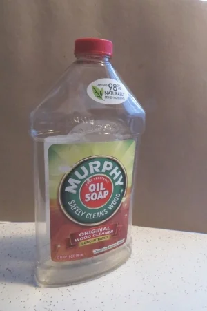 Murphy Oil Soap, as you can see, over time I have used a lot of it.