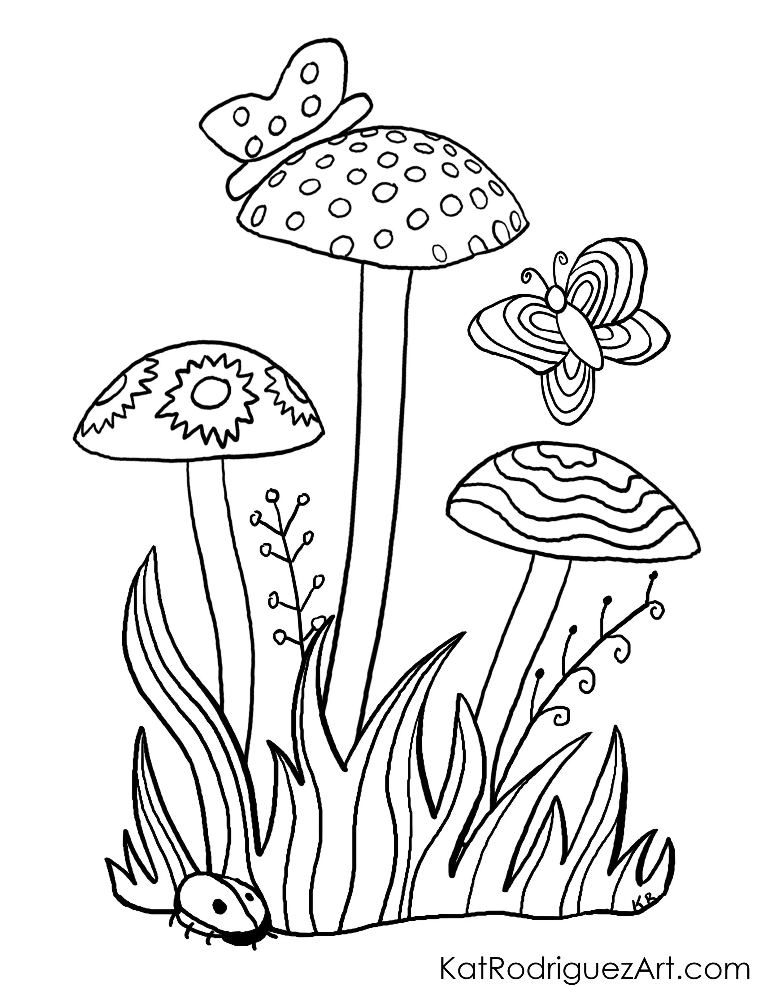 Garden Mushrooms