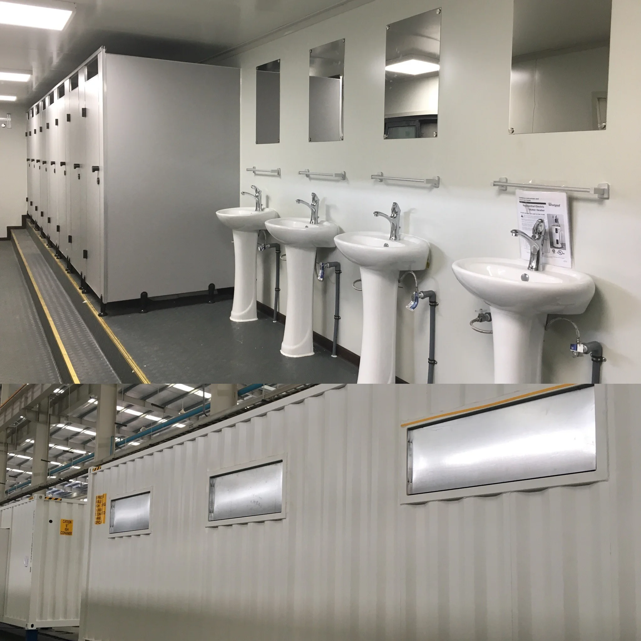 40HQ Lavatory Container