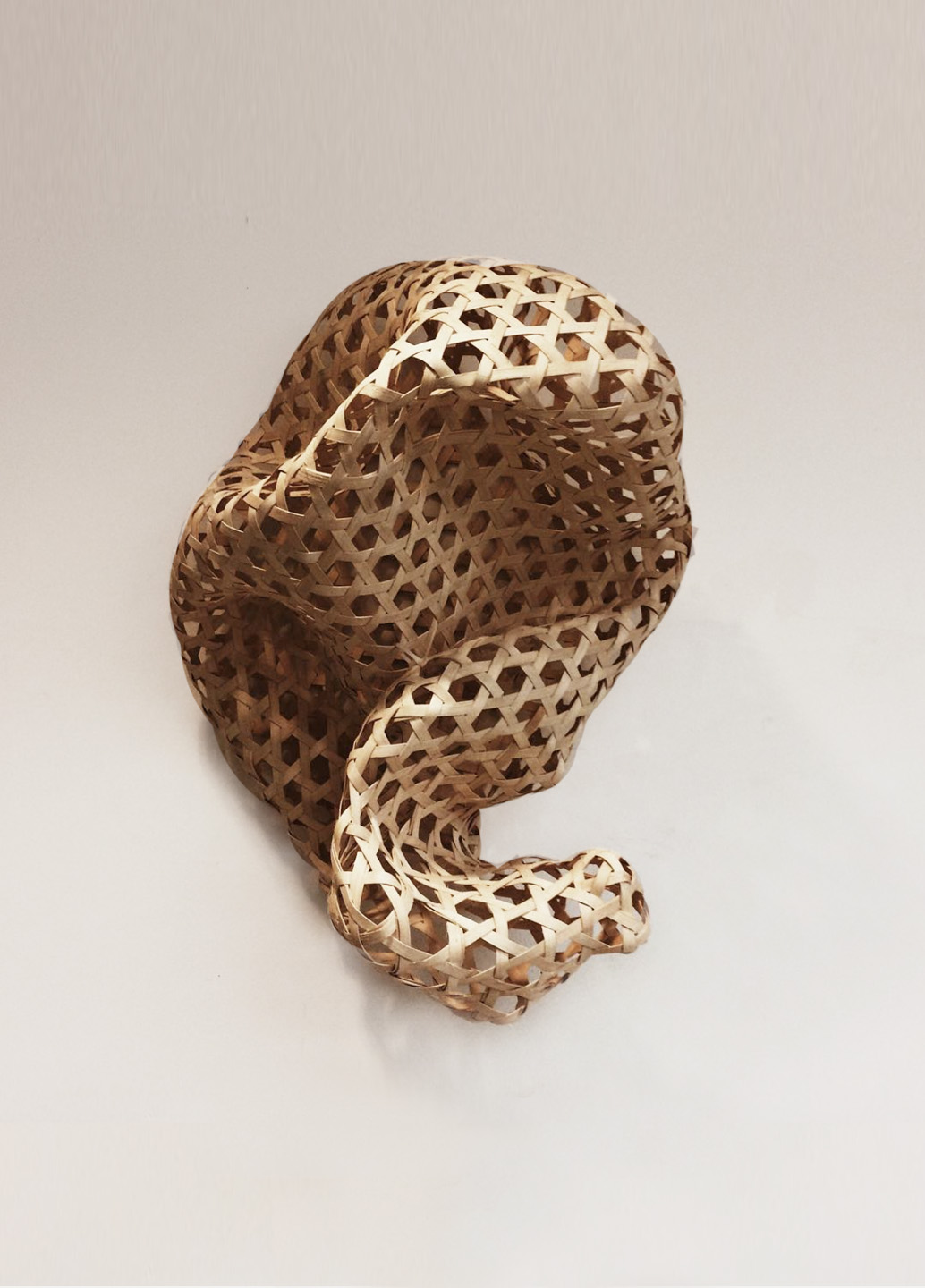 Enam (Six) 2015 Hexagonal weave using reed