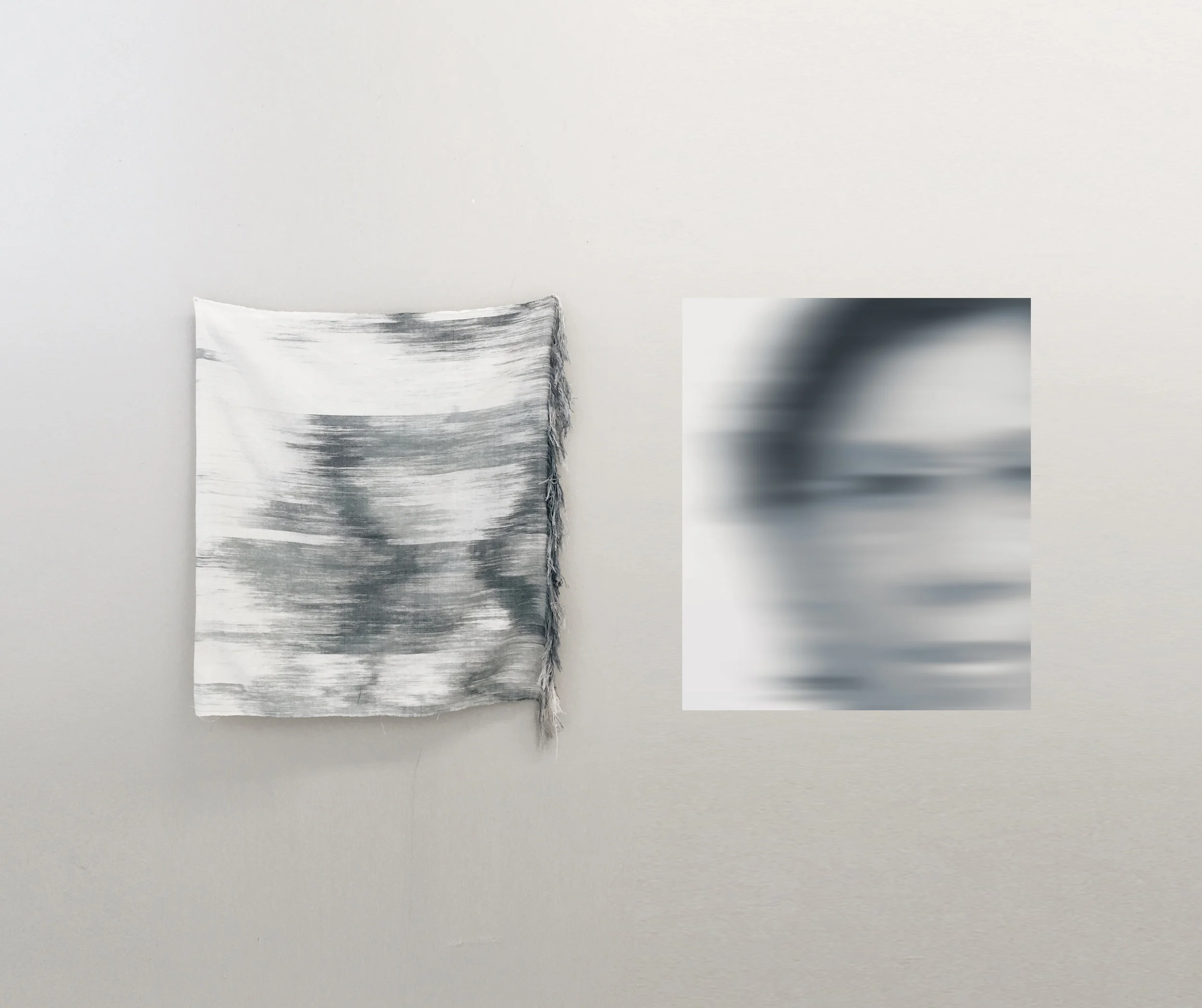 IMG_1378_2 , 2017 Woven hand dyed & Ikat cotton warp 40” x 32” Alexander Sebastianus H Archived at the Kin|taka Collection