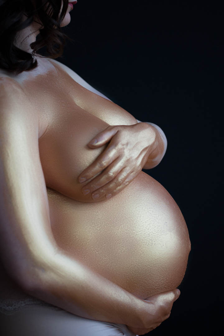 Ms. C's growing bump | Brooklyn Maternity Boudoir Photographer