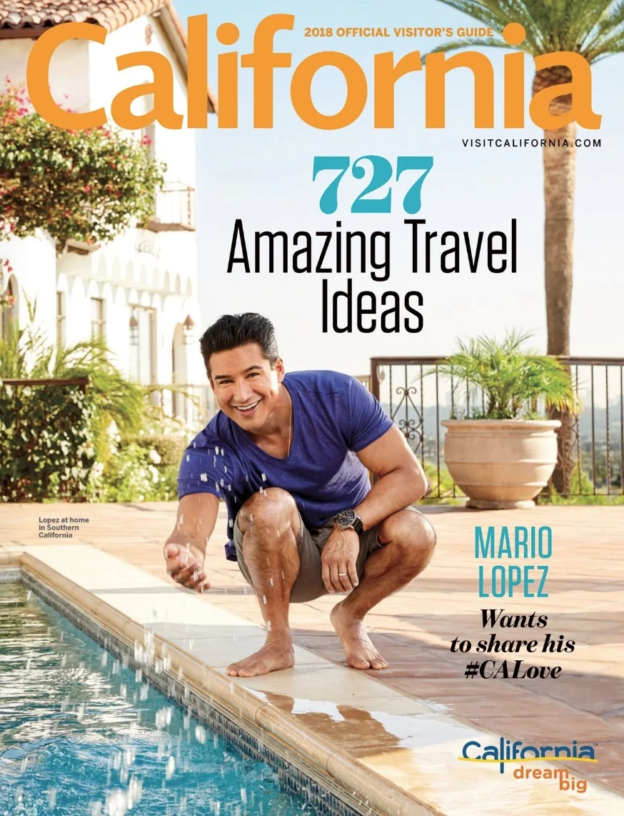 Featured in 2018 'Visit California' Magazine