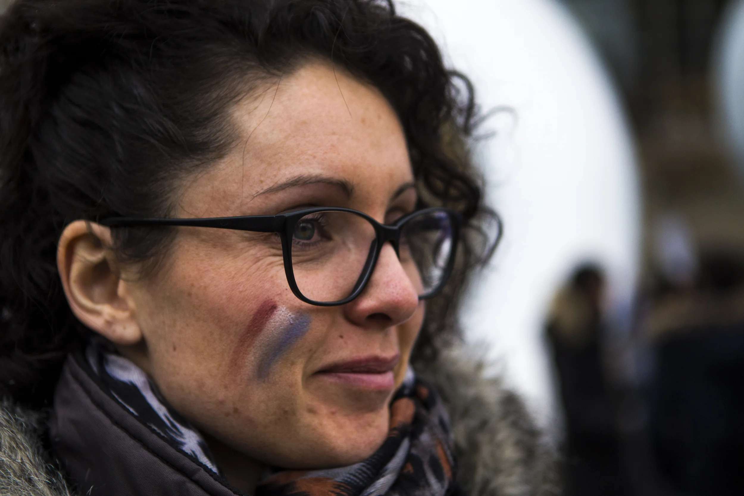 Hundreds came out to Toronto's Nathan Phillips Square on Nov. 14, 2015 to show support and send messages of solidarity with the people of Paris after the Nov. 13 terrorist attack that left 130 people dead. 