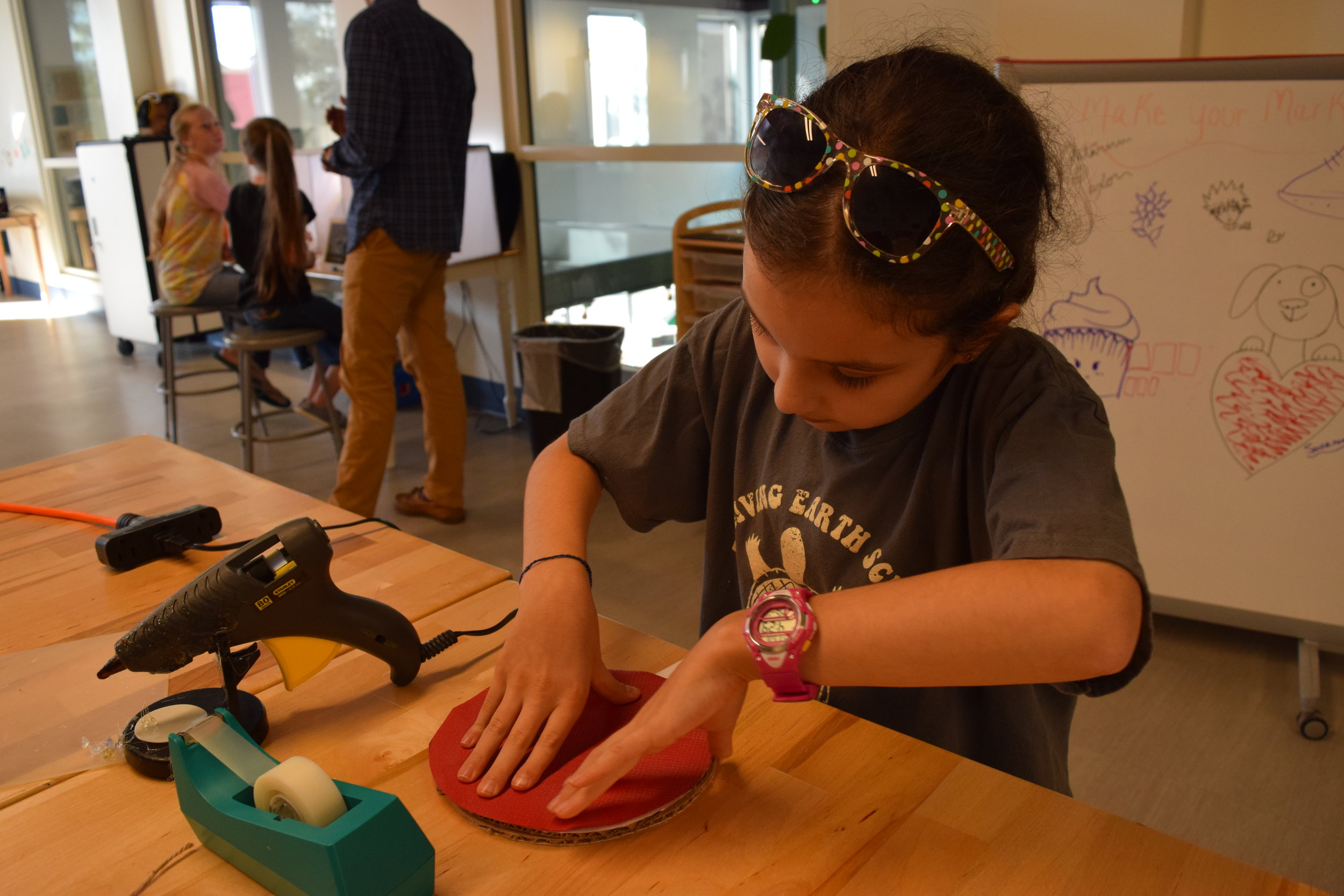 Adding final touches to the Ping-Pong Paddle