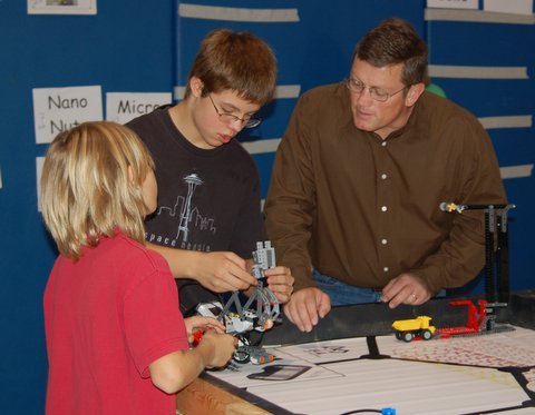  Board member, Nick Swayne, helped the Museum start its first Lego League. The group met in the current location, before it was renovated and became the Museum’s permanent home.  
