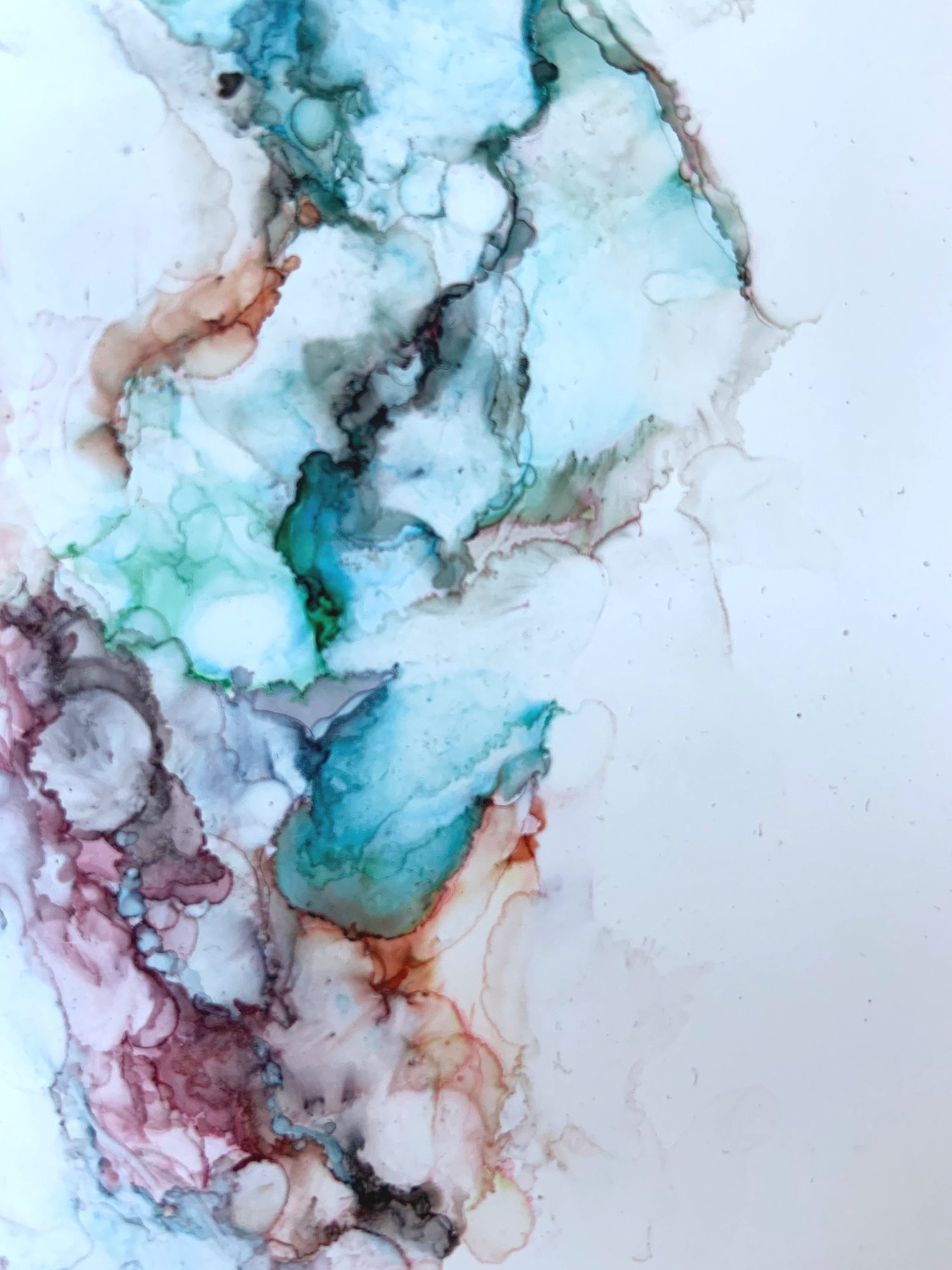 Abstract Alcohol Ink Painting — Becca Cerra, Alcohol Ink 