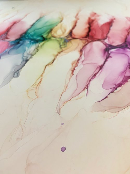 Abstract Alcohol Ink Painting — Becca Cerra
