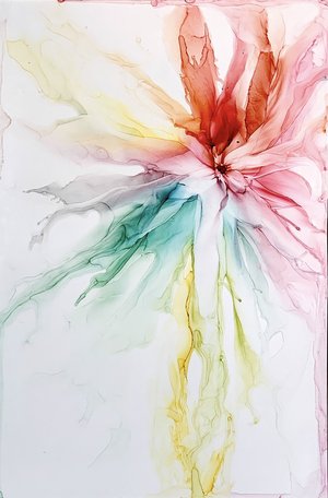 Abstract Alcohol Ink Painting — Becca Cerra