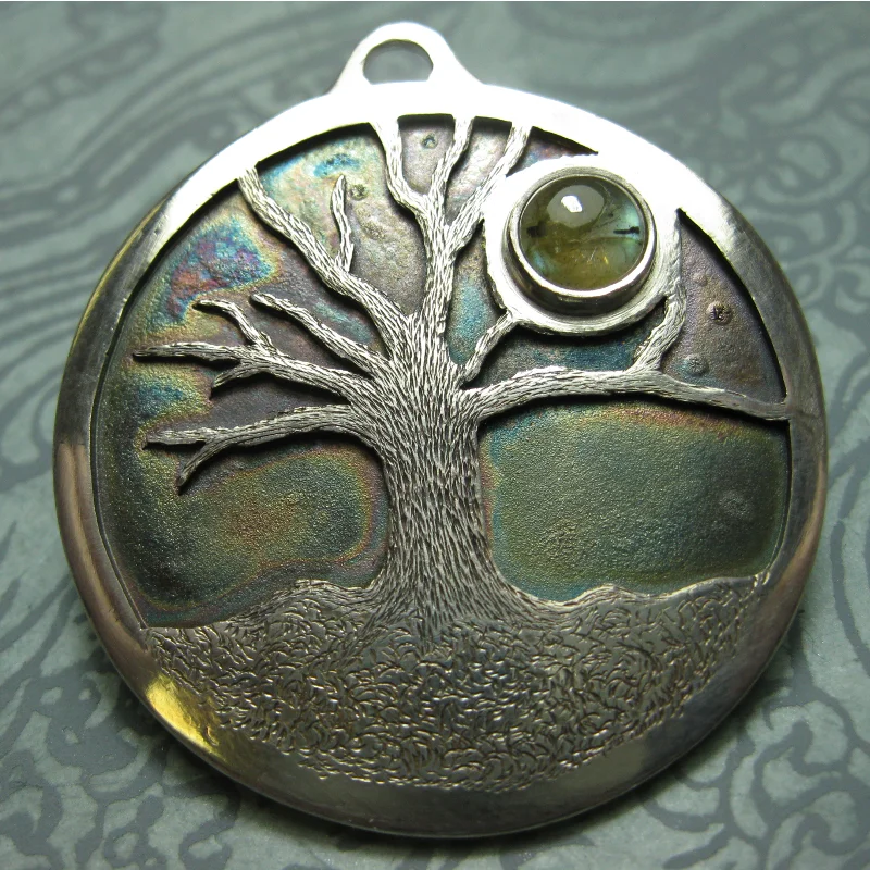 Pierced Fused and Engraved Fall Tree Pendant with Labradorite.jpg