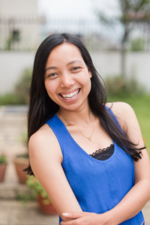 Esther, a site director at KHG, Elegantee's Garment Factory in Nepal