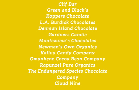 Edit: We woud like to note that Green & Blacks, while ethically sourced is owned by Hershey.