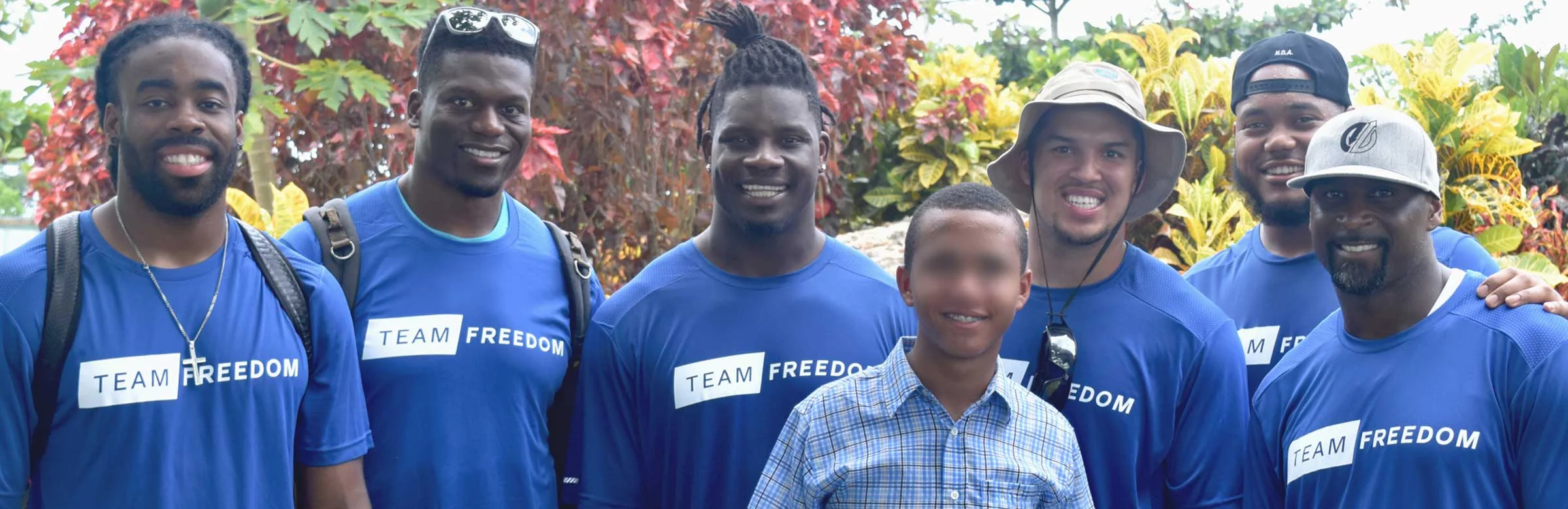 In 2017, six NFL players traveled to Santo Domingo with IJM’s Team Freedom initiative.