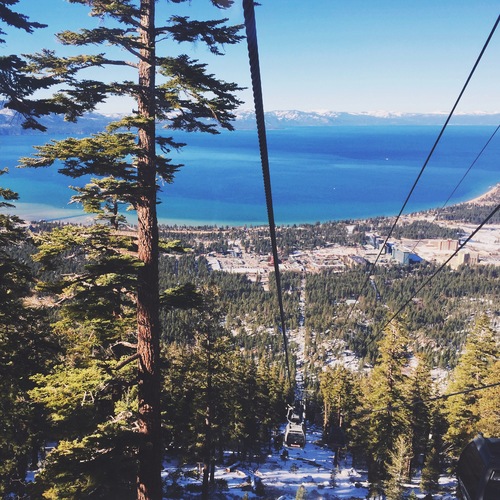 Going up Heavenly Mountain
