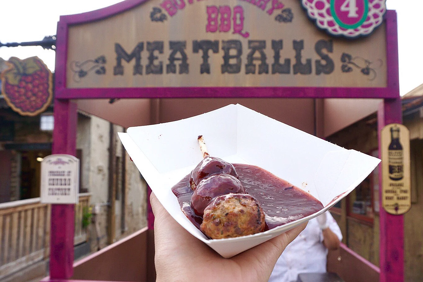 4. Boysenberry BBQ Meatballs