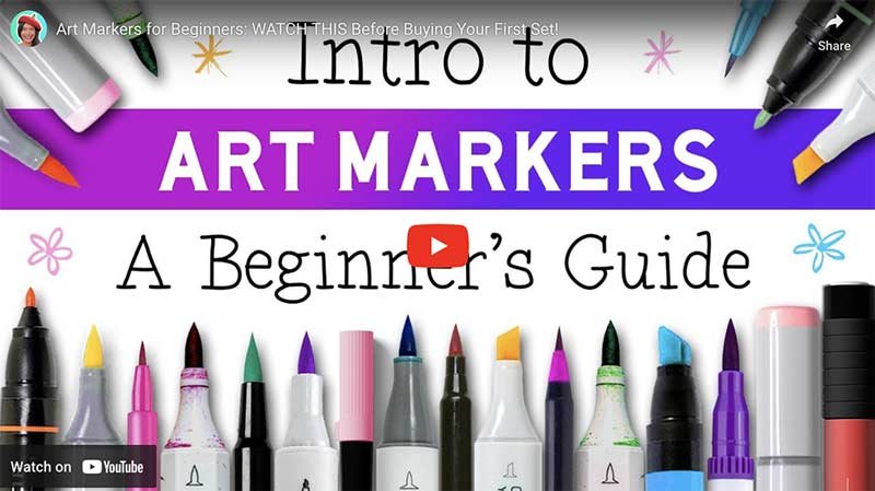 17 Different Types of Art Markers: The Best Art Markers to Color Your World  - CraftyThinking