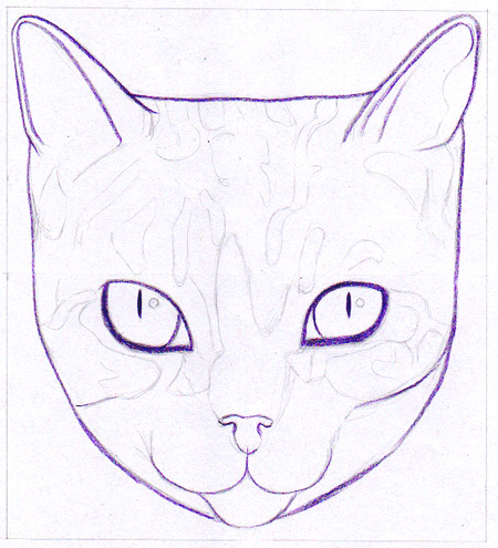 How To Draw A Cat Learn How To Create A Unique Colorful Cat Drawing Art Is Fun