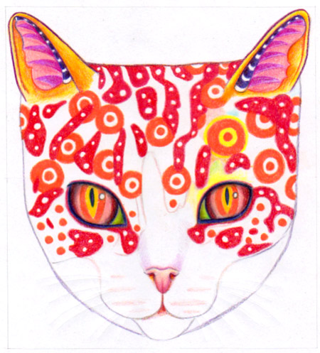 Coloring in the cat
