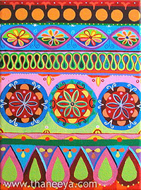 Patterns in Art Painting by Thaneeya